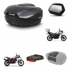 SHAD Maletas SH35 PREMIUM + soporte montaje baul SH58 accesorios KIT-460794