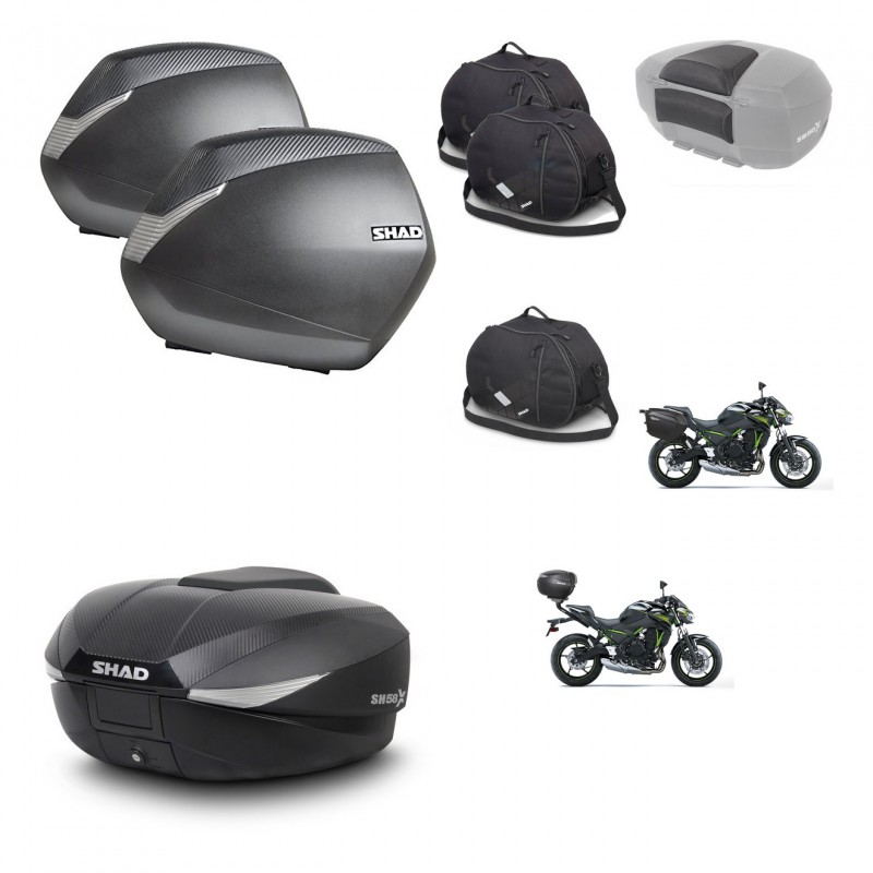 SHAD SH58 trunk + mounting bracket SH36 suitcases accessories KIT-460798