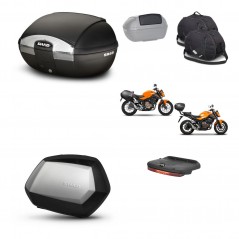 SHAD SH35 PREMIUM suitcases + mounting bracket SH45 trunk accessories KIT-460811