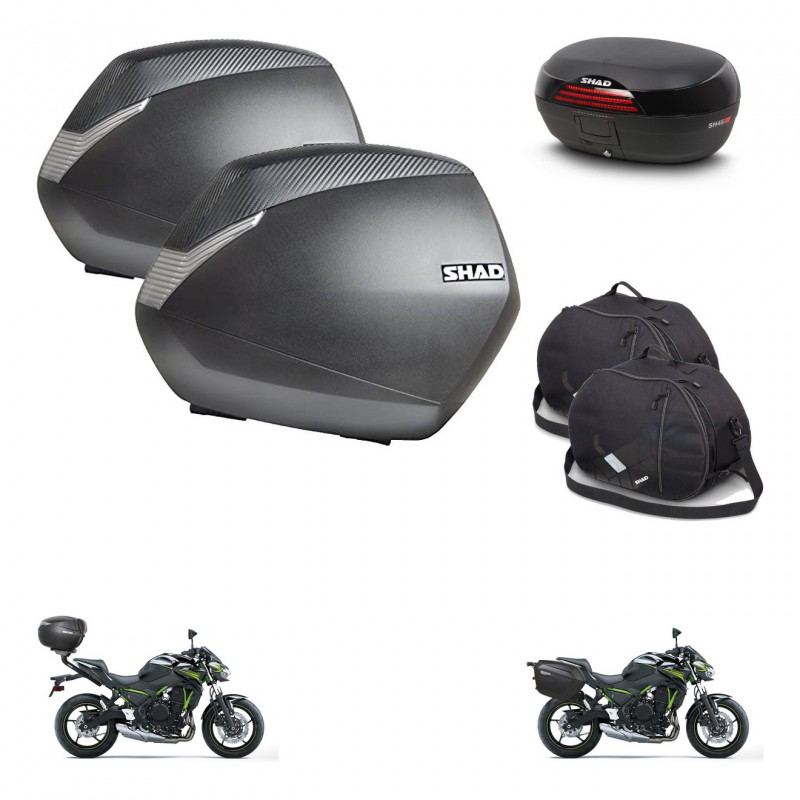 SHAD Baul SH46 + soporte montaje maletas SH36 accesorios 45 L KIT-460818