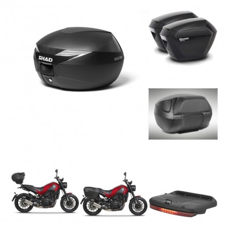 SHAD Maletas sh23 + soporte montaje baul SH39 accesorios KIT-460854