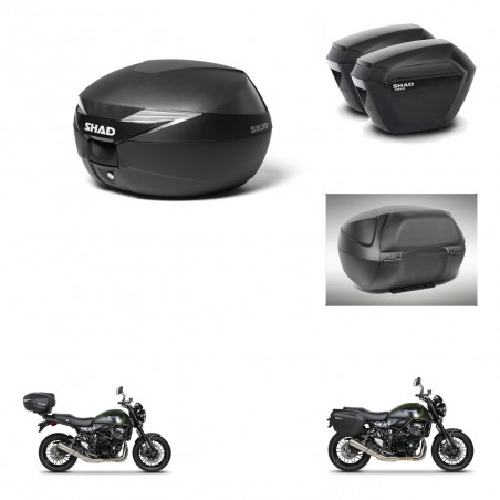 SHAD Maletas sh23 + soporte montaje baul SH39 accesorios KIT-460860