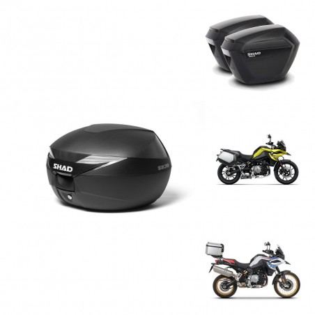 SHAD Maletas sh23 + soporte montaje baul SH39 KIT-460864