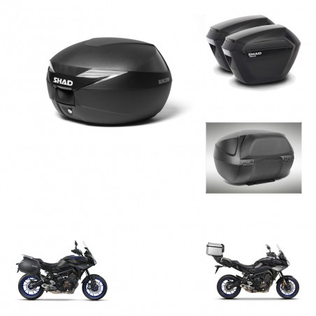 SHAD Maletas sh23 + soporte montaje baul SH39 accesorios KIT-460876