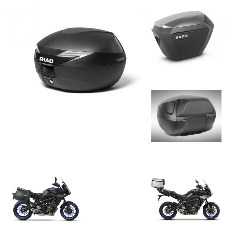 SHAD Maletas sh23 alu + soporte montaje baul SH39 accesorios KIT-460877