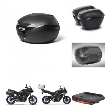 SHAD Maletas sh23 + soporte montaje baul SH39 accesorios KIT-460878