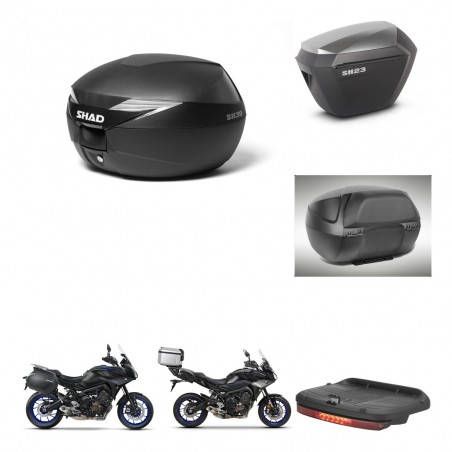SHAD Maletas sh23 alu + soporte montaje baul SH39 accesorios KIT-460879