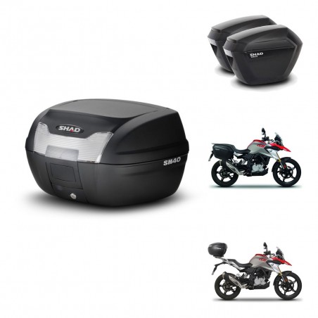 SHAD Maletas sh23 + soporte montaje baul SH40 KIT-460888