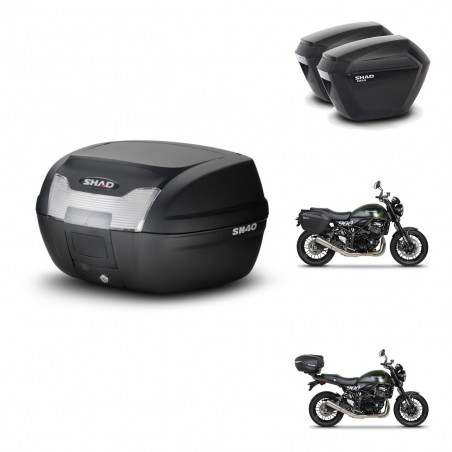SHAD Maletas sh23 + soporte montaje baul SH40 KIT-460904