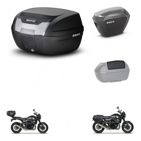 SHAD Maletas sh23 alu + soporte montaje baul SH40 accesorios KIT-460909