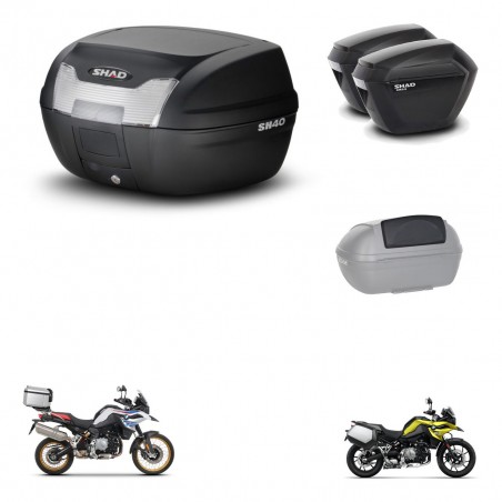 SHAD Maletas sh23 + soporte montaje baul SH40 accesorios KIT-460916