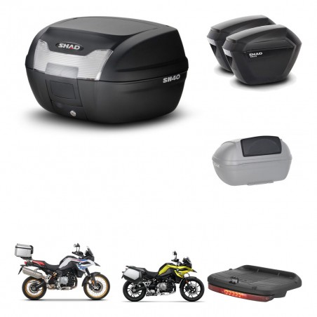 SHAD SH23 suitcases + mounting bracket SH40 trunk accessories KIT-460918