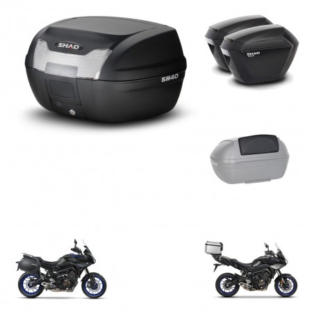SHAD Maletas sh23 + soporte montaje baul SH40 accesorios KIT-460924