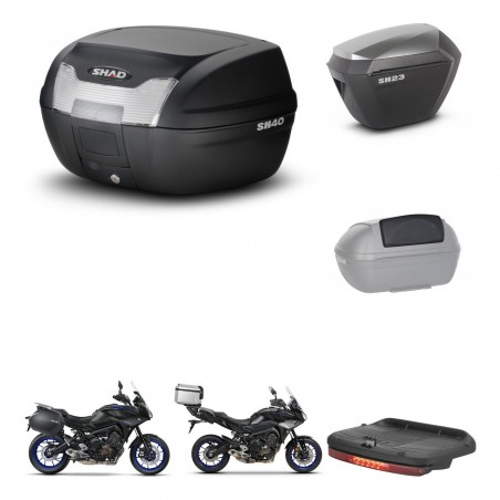 SHAD Maletas sh23 alu + soporte montaje baul SH40 accesorios KIT-460927