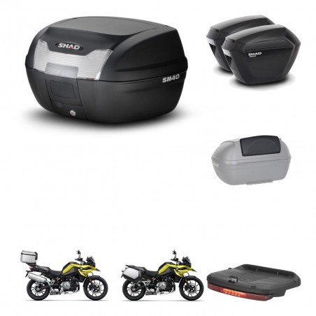 SHAD Maletas sh23 + soporte montaje baul SH40 accesorios KIT-460934