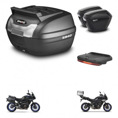 SHAD Maletas sh23 + soporte montaje baul SH40 parrilla superior accesorios KIT-460970