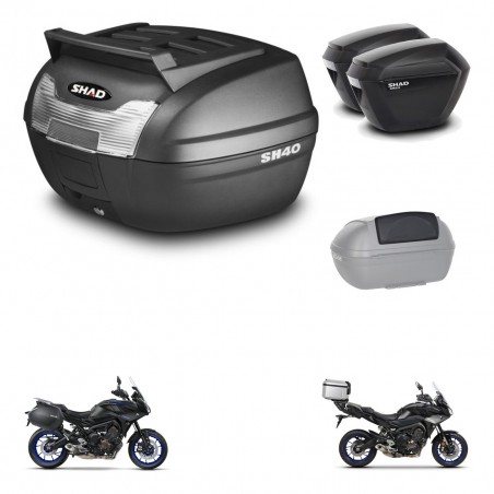 SHAD Maletas sh23 + soporte montaje baul SH40 parrilla superior accesorios KIT-460972
