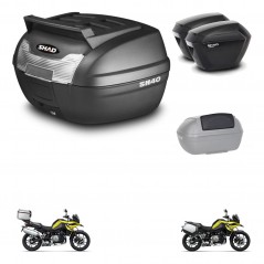 SHAD Maletas sh23 + soporte montaje baul SH40 parrilla superior accesorios KIT-460980