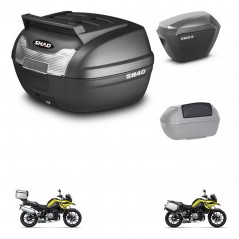 SHAD Maletas sh23 alu + soporte montaje baul SH40 parrilla superior accesorios KIT-460981
