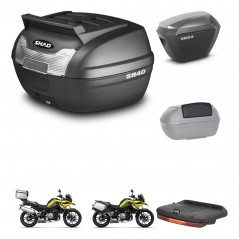 SHAD Maletas sh23 alu + soporte montaje baul SH40 parrilla superior accesorios KIT-460983