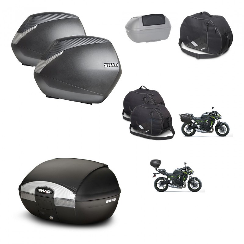 SHAD SH45 trunk + mounting bracket SH36 suitcases accessories KIT-460985