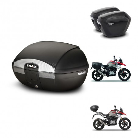 SHAD Maletas sh23 + soporte montaje baul SH45 KIT-460992