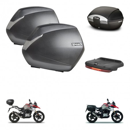 SHAD SH45 trunk + mounting bracket SH36 suitcases accessories KIT-460996