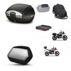 SHAD SH35 PREMIUM suitcases + mounting bracket SH45 trunk accessories KIT-461024