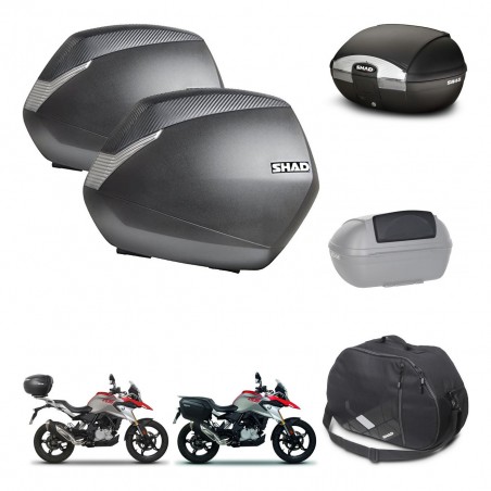 SHAD SH45 trunk + mounting bracket SH36 suitcases accessories KIT-461026