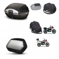 SHAD SH35 PREMIUM suitcases + mounting bracket SH45 trunk accessories KIT-461030