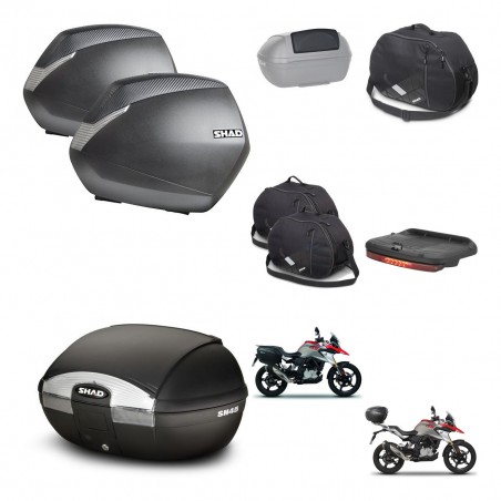SHAD Baul SH45 + soporte montaje maletas SH36 accesorios KIT-461033