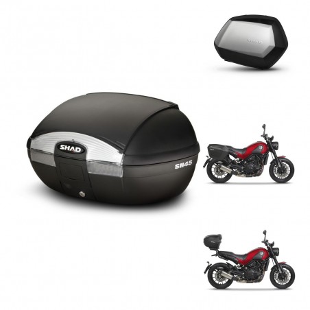 SHAD Maletas SH35 PREMIUM + soporte montaje baul SH45 KIT-461041