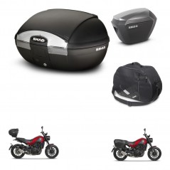 SHAD Maletas sh23 alu + soporte montaje baul SH45 accesorios KIT-461055