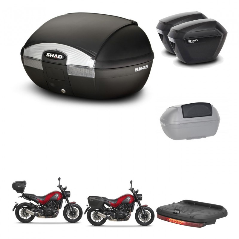 SHAD Maletas sh23 + soporte montaje baul SH45 accesorios KIT-461070