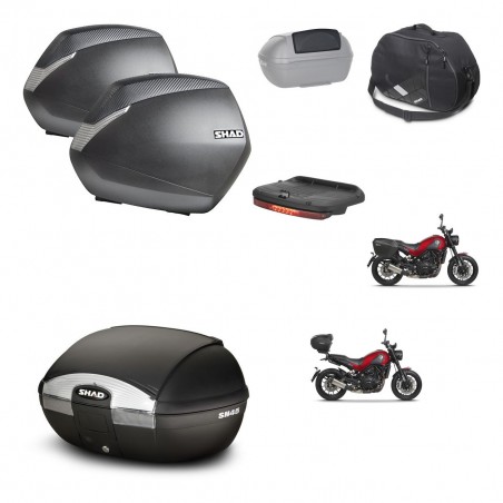 SHAD SH45 trunk + mounting bracket SH36 suitcases accessories KIT-461080