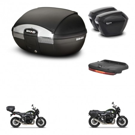 SHAD Maletas sh23 + soporte montaje baul SH45 accesorios KIT-461094