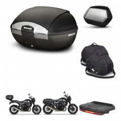 SHAD Maletas SH35 PREMIUM + soporte montaje baul SH45 accesorios KIT-461096