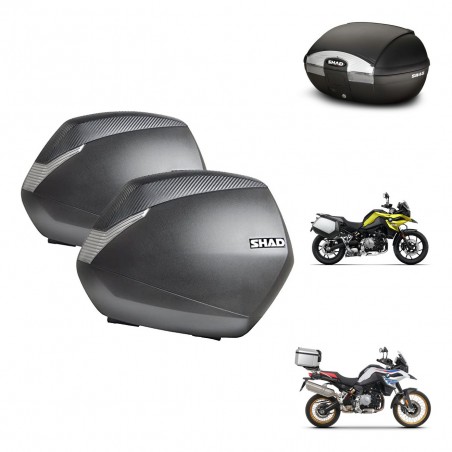 SHAD Trunk SH45 + mounting bracket SH36 suitcases KIT-461134