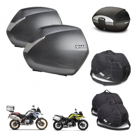 SHAD SH45 trunk + mounting bracket SH36 suitcases accessories KIT-461147