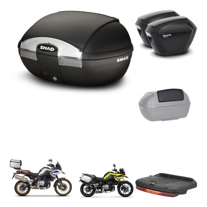 SHAD Maletas sh23 + soporte montaje baul SH45 accesorios KIT-461166
