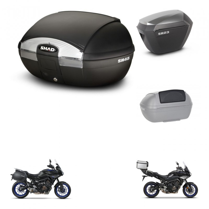 SHAD Maletas sh23 alu + soporte montaje baul SH45 accesorios KIT-461211