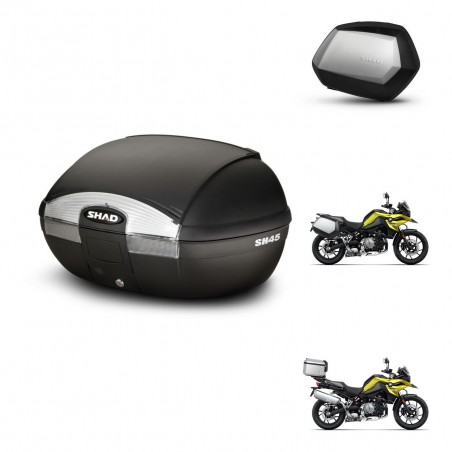 SHAD Maletas SH35 PREMIUM + soporte montaje baul SH45 KIT-461233