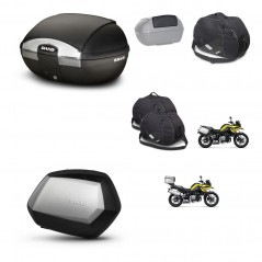 SHAD SH35 PREMIUM suitcases + mounting bracket SH45 trunk accessories KIT-461270