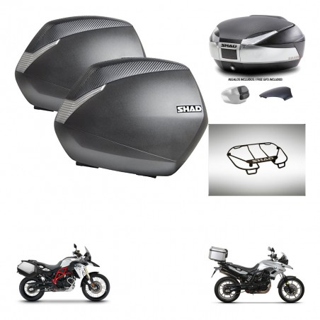 SHAD Trunk SH48 backrest cover + mounting bracket SH36 suitcases accessories KIT-461678