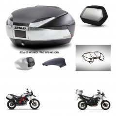 SHAD SH35 PREMIUM suitcases + mounting bracket SH48 trunk backrest cover accessories KIT-461681