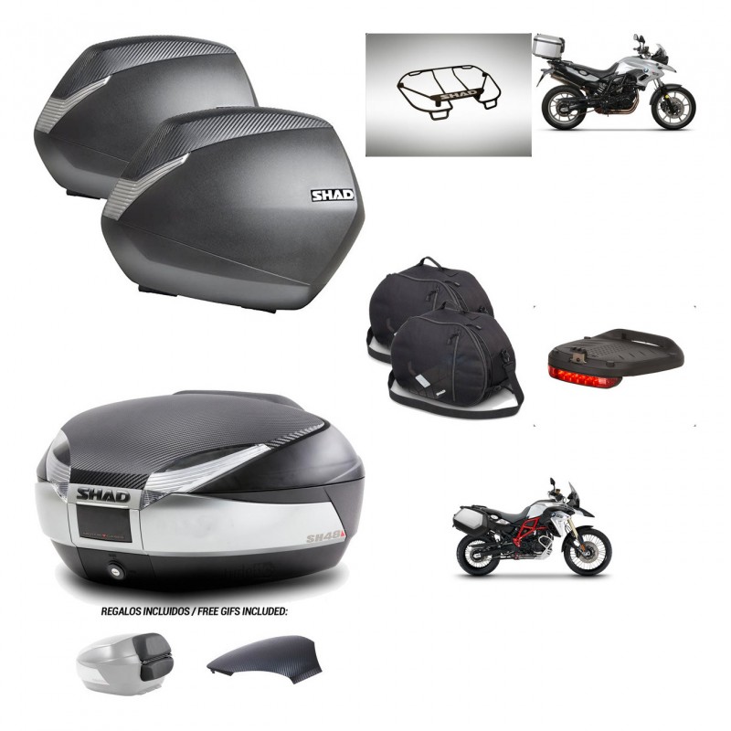 SHAD Trunk SH48 backrest cover + mounting bracket SH36 suitcases accessories KIT-461685
