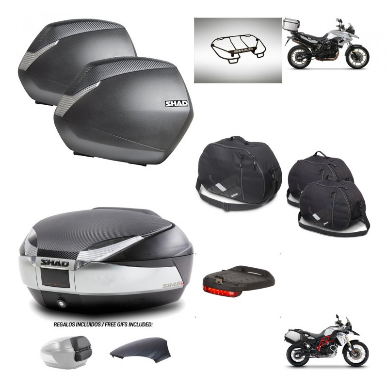 SHAD Trunk SH48 backrest cover + mounting bracket SH36 suitcases accessories KIT-461697
