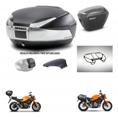 SHAD Maletas sh23 alu + soporte montaje baul SH48 tapa respaldo accesorios KIT-461718