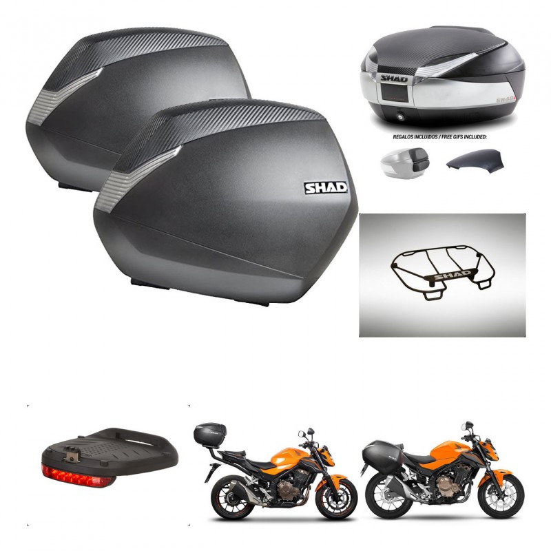 SHAD Trunk SH48 backrest cover + mounting bracket SH36 suitcases accessories KIT-461719