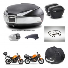 SHAD Maletas sh23 + soporte montaje baul SH48 tapa respaldo accesorios KIT-461727